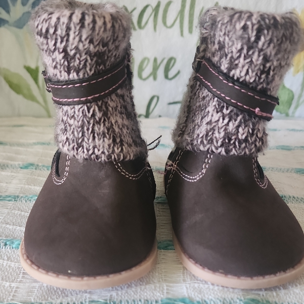 Stylish Brown Baby Walker Boots